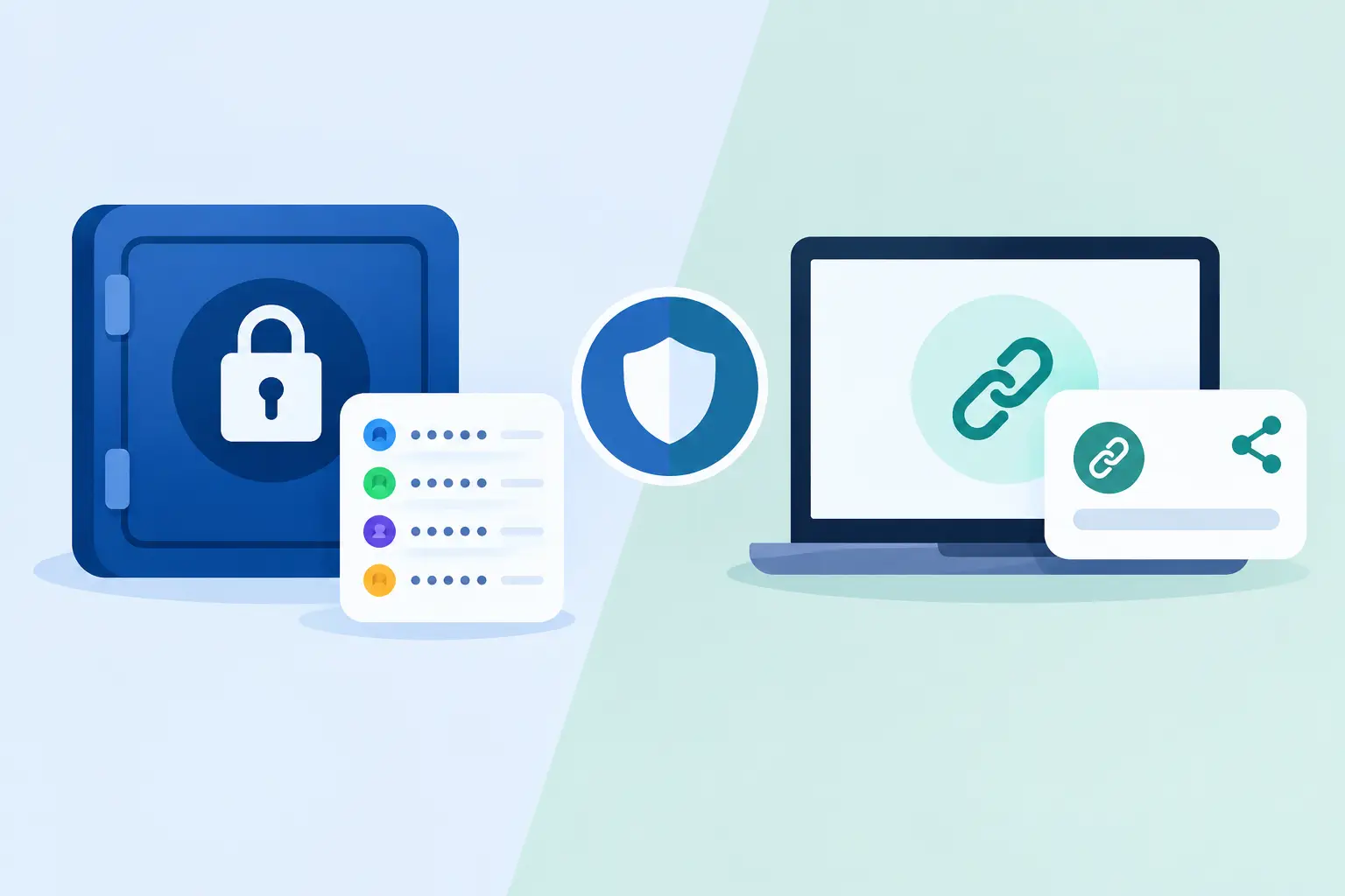 Featured image for Password Managers Versus Secret Links Compared