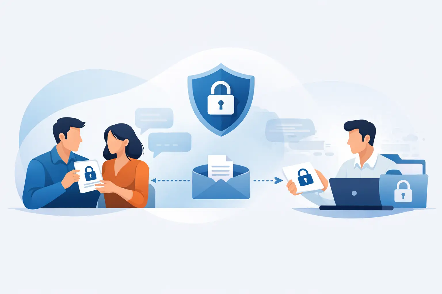 Featured image for How to Share Sensitive Information Without Chat History