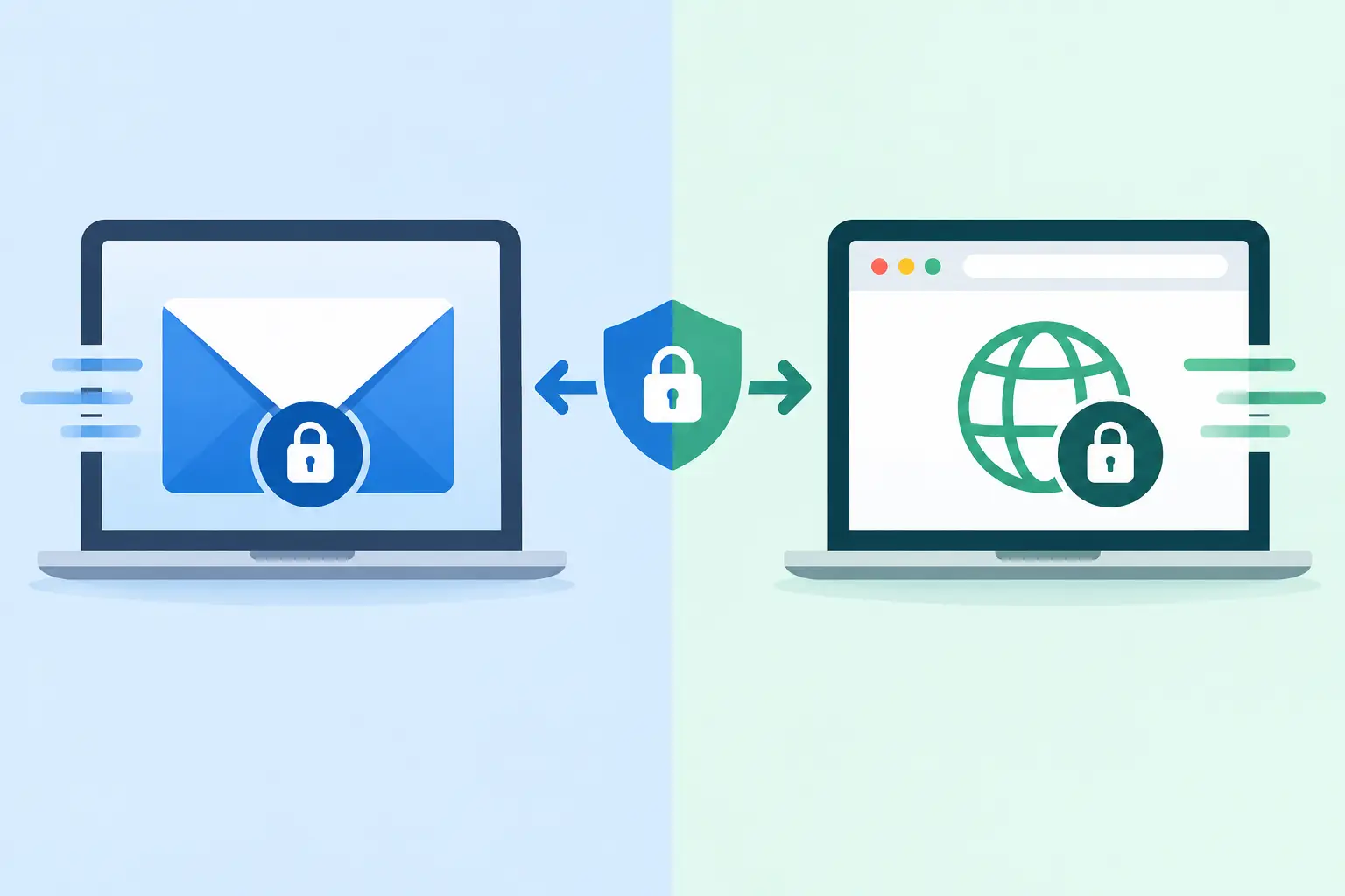 Featured image for Email vs Browser-Encrypted Handoffs: Passwords, Files, and Recovery Codes